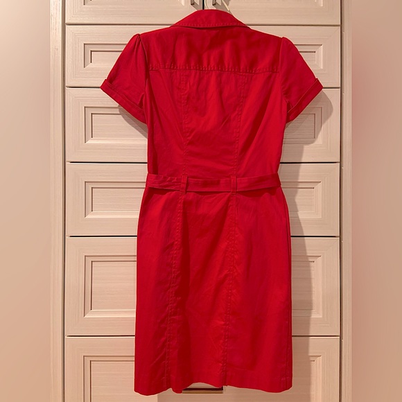 WHBM Red Retro Shift Dress 💃 - Picture 4 of 5